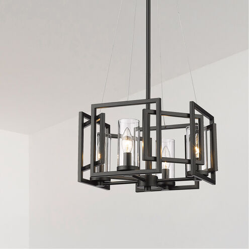 Marco 4 Light 16 inch Matte Black Pendant Ceiling Light